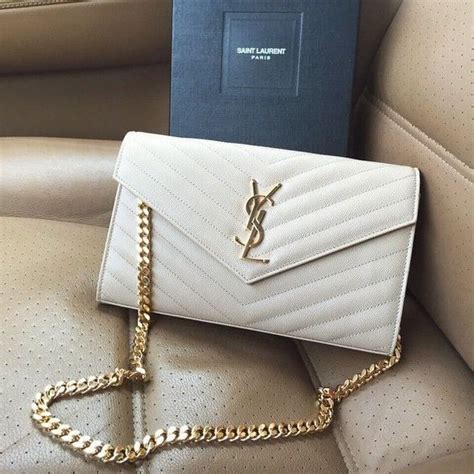 ysl white handbag|yves saint laurent white bag.